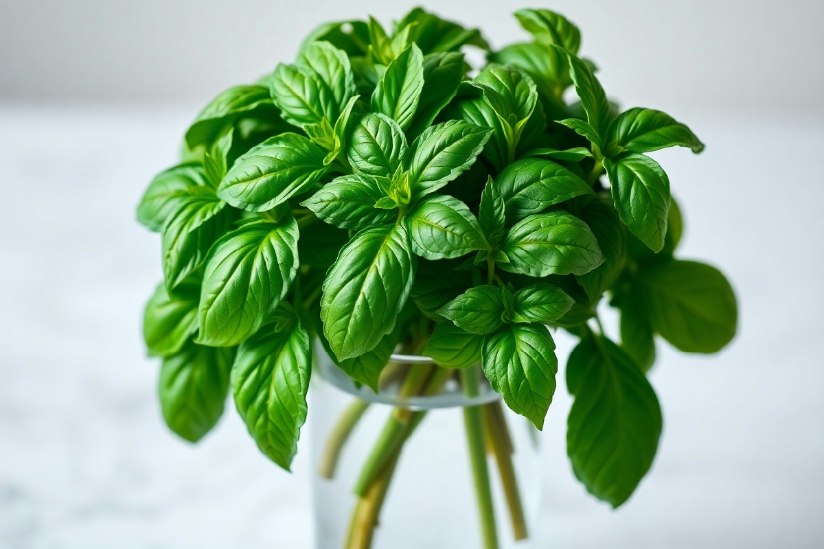 Basilico: il trucco per conservarlo come un mazzo di fiori e rivoluzionare la tua cucina