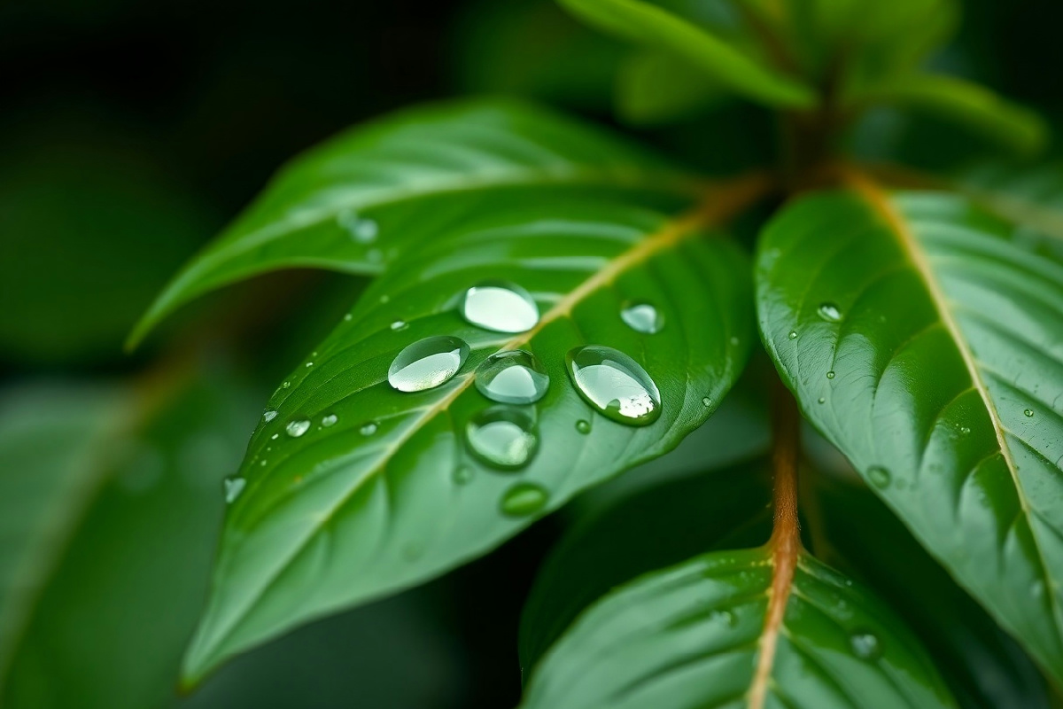 Goccioline misteriose sulle foglie dell'albero di giada: il fenomeno della guttazione spiegato