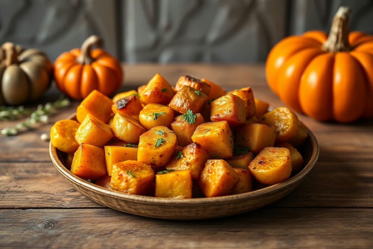 Una ricetta imperdibile: zucca e patate al forno, il comfort food che riscalda cuore e tavola